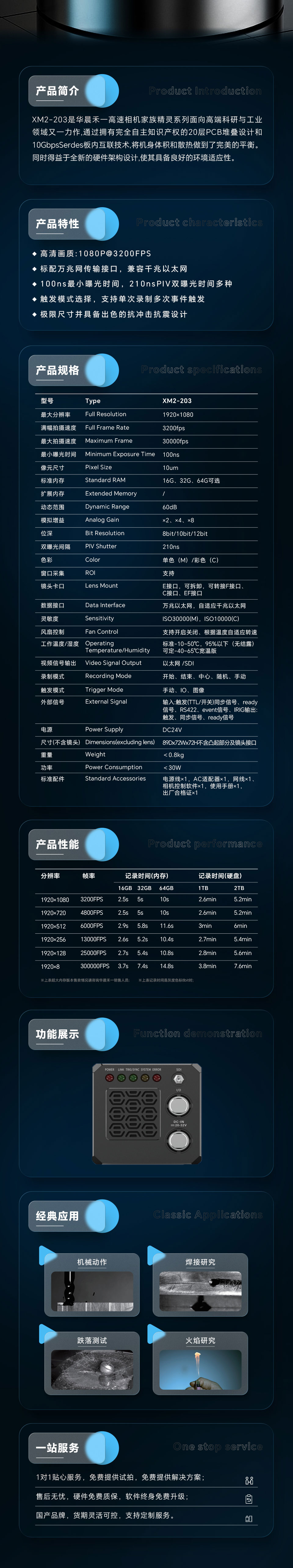 高速攝像機XM2-203