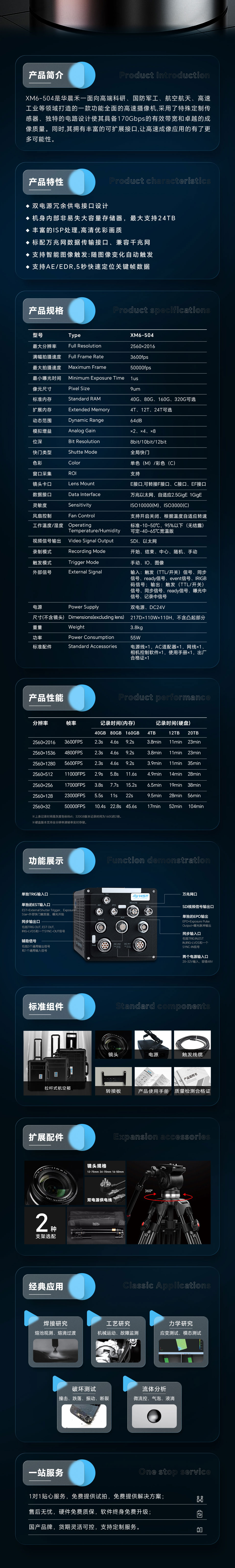高速攝像機XM6-504